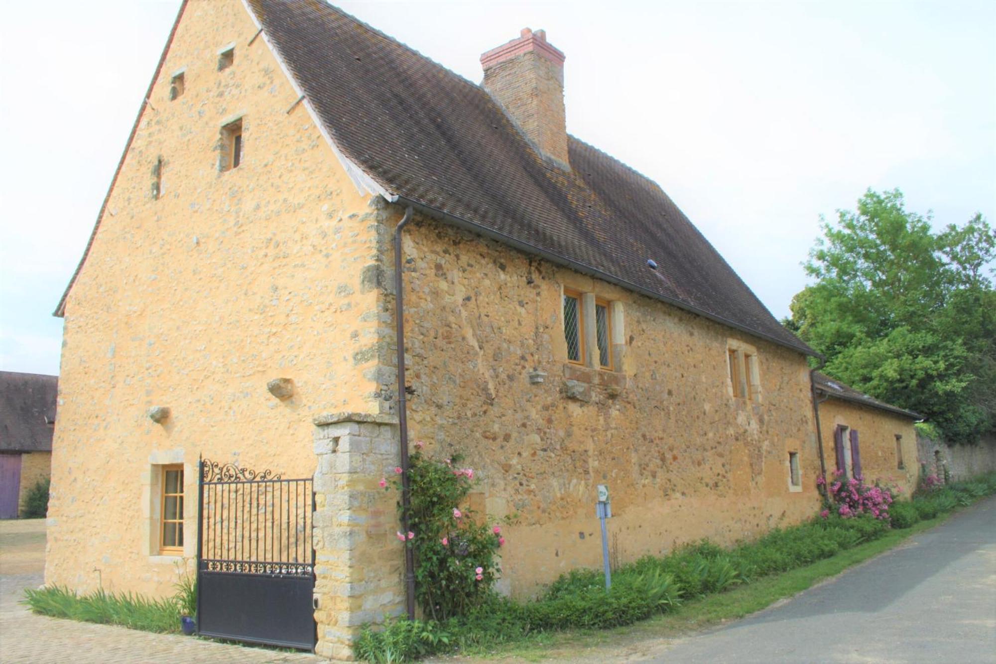 Manoir De La Basse-Cour Bed & Breakfast Asnieres-sur-Vegre Exterior foto